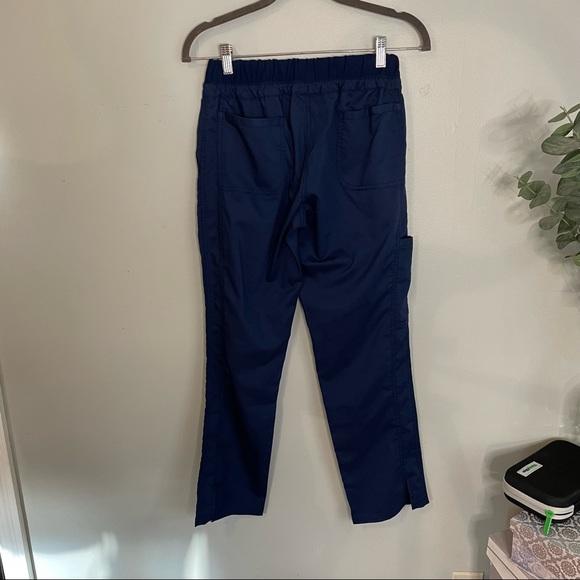 Cherokee Scrub Pants XS Petite Navy Blue - Picture 3 of 8